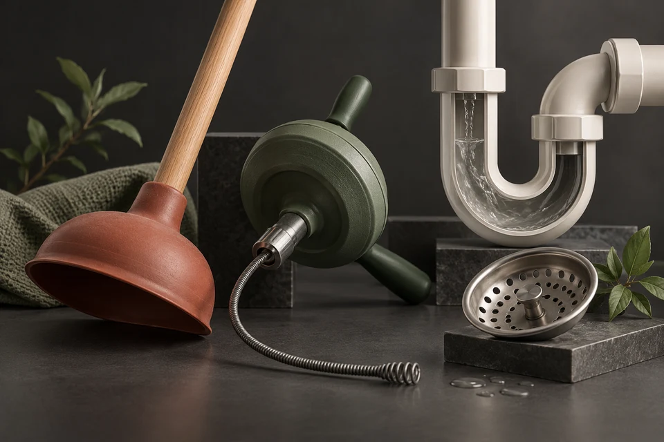 Conceptual illustration of plunger · cable · inspection